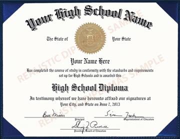 Fake High School Diplomas